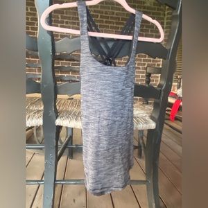 LULULEMON GRAY/NAVY TANKTOP